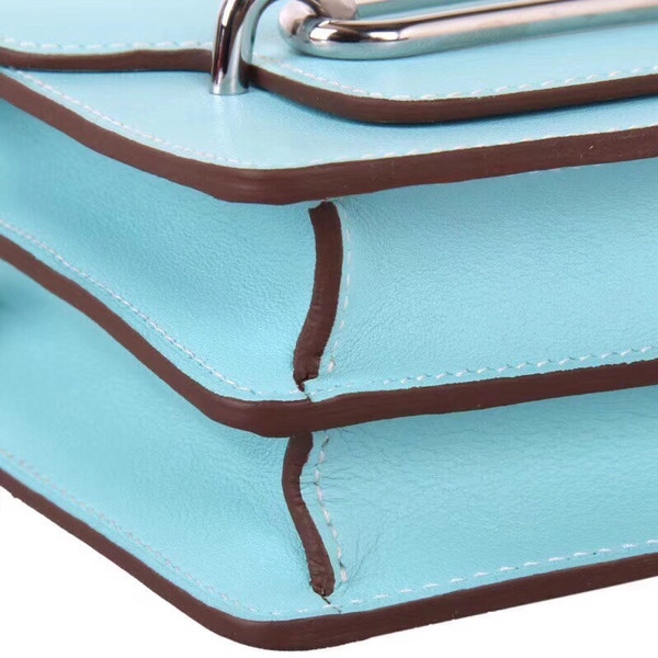 Hermes  23 3P Blue Atoll Sac Roulis Bag