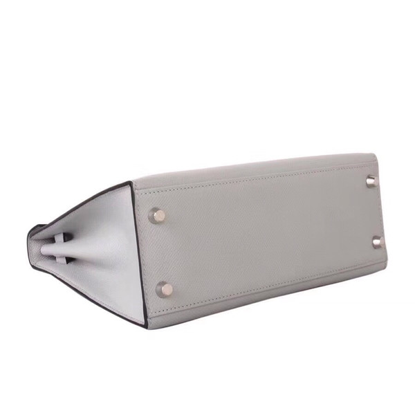Hermès Gris Mouette Kelly 28 Epsom Palladium Hardware