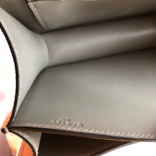 Hermes  M8 Gris Asphalte Constance 24 Epsom bag with Palladium Hardwares