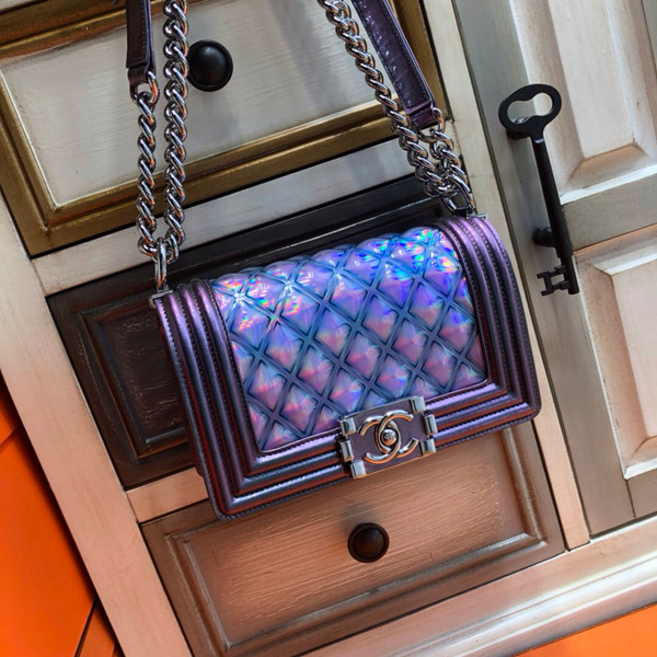 CHANL Small PVC BOY CHANEL Handbag