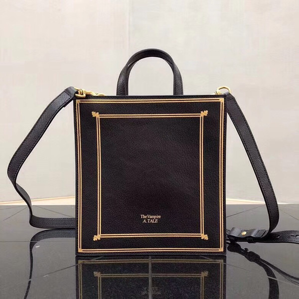 Gucci Limited Edition Garden  Gold Embossed Leather Convertible Tote