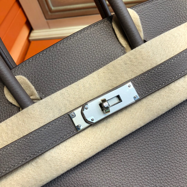Hermès Gris Tourterelle Birkin 30 cm Togo Leather Palladium Hardware
