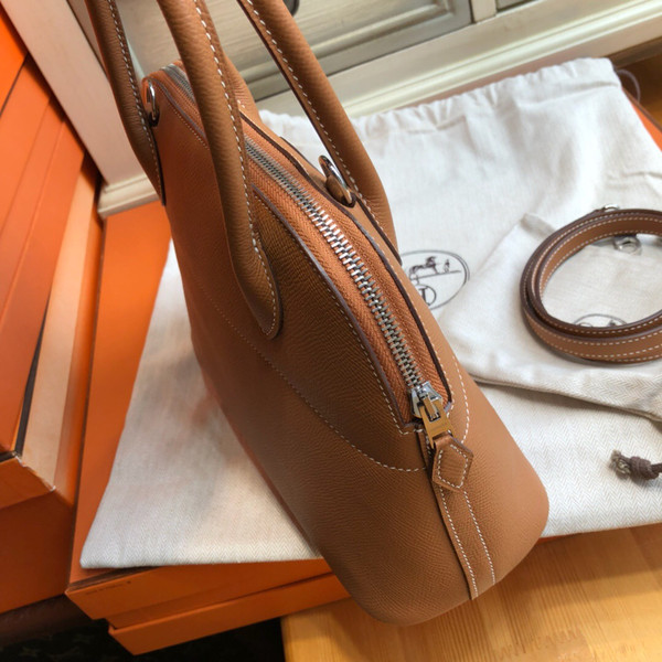 Hermes Gold Bolide 27cm Bag Epsom Leather