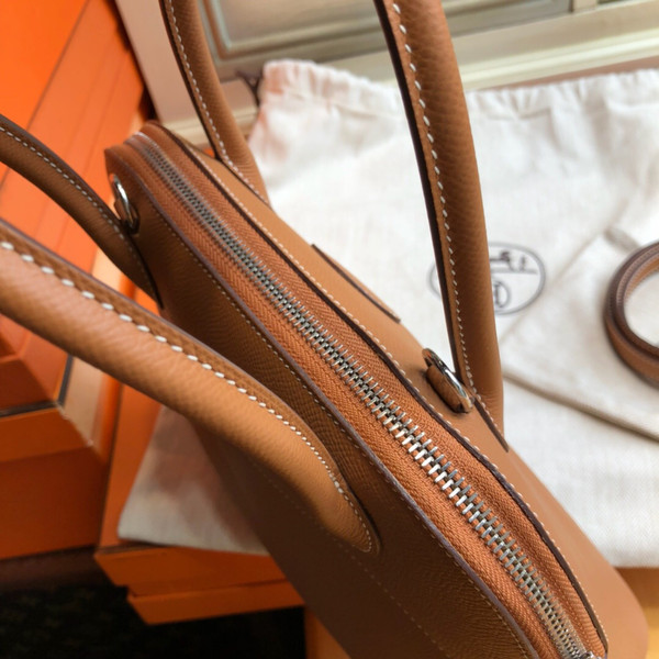 Hermes Gold Bolide 27cm Bag Epsom Leather