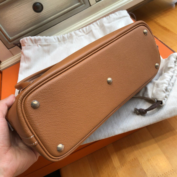 Hermes Gold Bolide 27cm Bag Epsom Leather