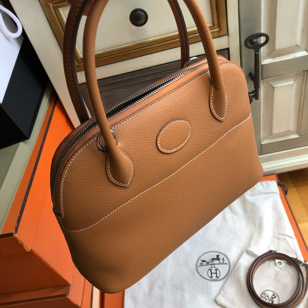 Hermes Gold Bolide 27cm Bag Epsom Leather