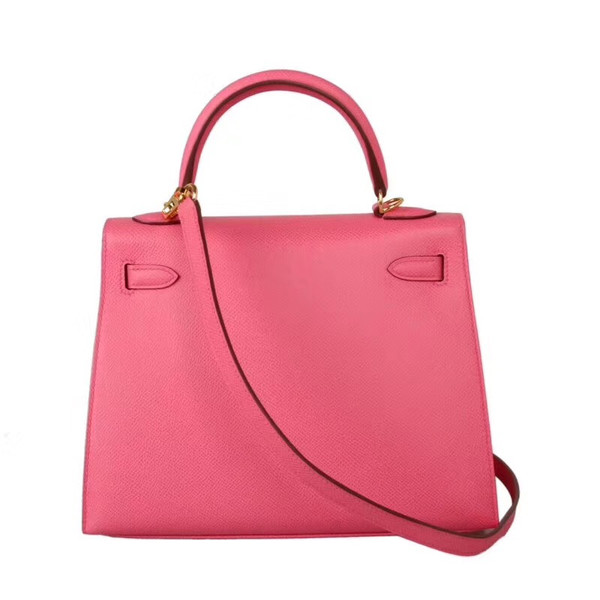Hermès U5 Rose Lipstick  Kelly 32  Epsom Gold Hardware
