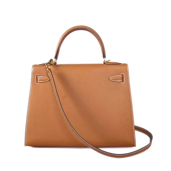 Hermès Gold Kelly 32  Epsom Gold Hardware