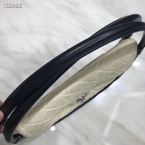 Chanel Limited Edition Art Piece Hula Hoop Runway Bag  2013 Black & White