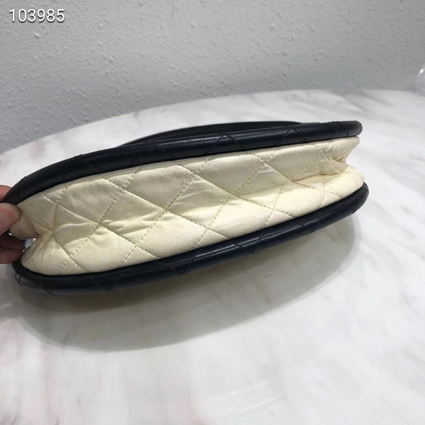 Chanel Limited Edition Art Piece Hula Hoop Runway Bag  2013 Black & White