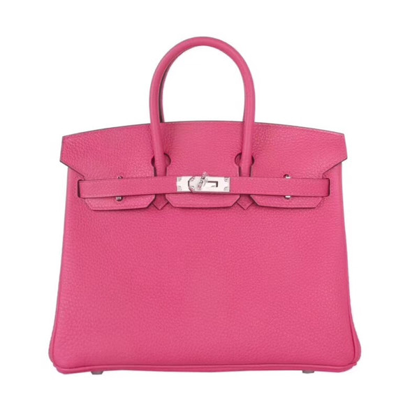 Hermès L3 Rose Purple Birkin 30 cm Togo Leather Palladium Hardware