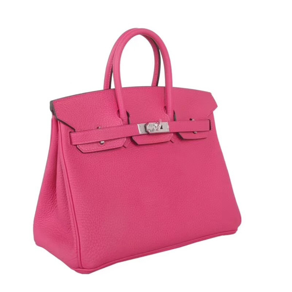Hermès L3 Rose Purple Birkin 30 cm Togo Leather Palladium Hardware