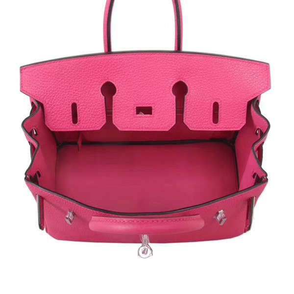 Hermès L3 Rose Purple Birkin 30 cm Togo Leather Palladium Hardware