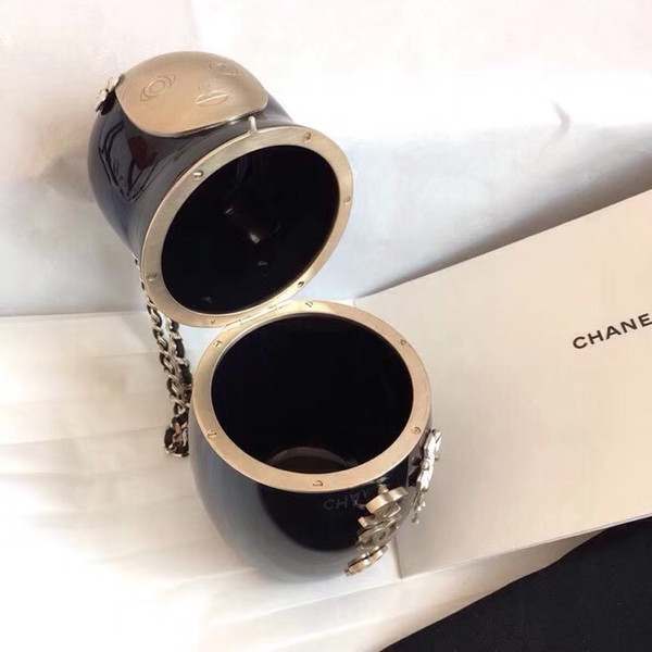 Chanel Black Plexiglass Matryoshka Doll Minaudiere, 2018