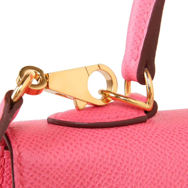 Hermès U5 Rose Lipstick  Kelly 28  Epsom Gold Hardware