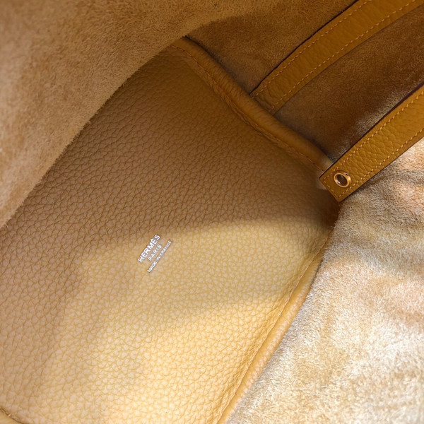 Hermes 9V Sun Yellow  Picotin Lock 18 Togo Leather Bag