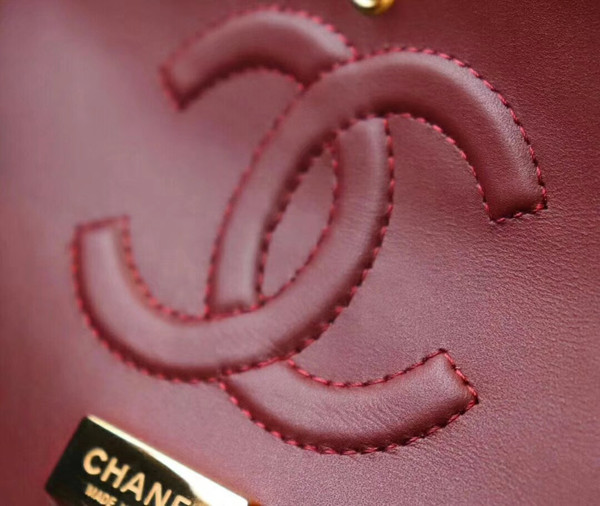 Chanel Red  Shinny Alligator Mini Flap Bag