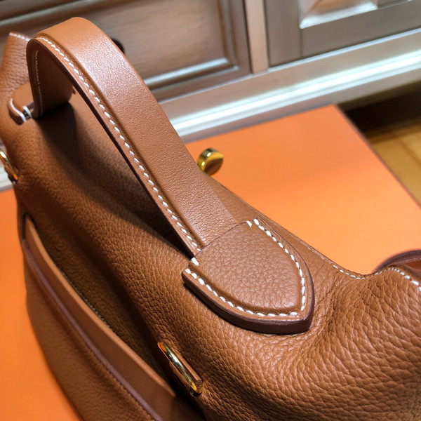 Hermes Kelly 24/24 Gold Swift & Togo Leather with Gold Hardware
