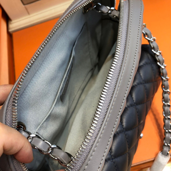 Chanel Camera Case A57284 Black/Grey