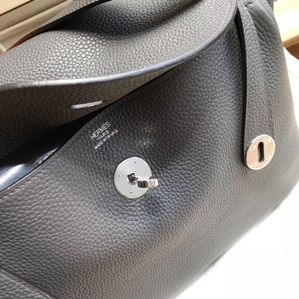 Hermes Lindy 30 Graphite Togo Palladium Hardware