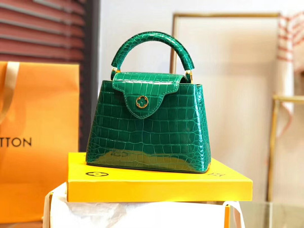CAPUCINES MINI N92831 Alligator leather