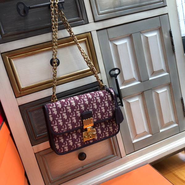 Christian Dior DIORADDICT DIOR OBLIQUE BAG