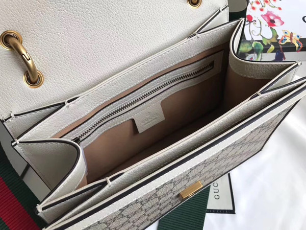 Gucci Queen Margaret small top handle bag White