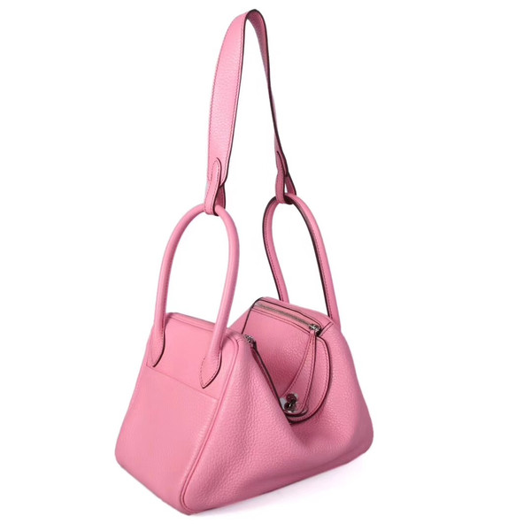 Hermes 1Q Rose Confetti Lindy 26 Swift Palladium Hardware