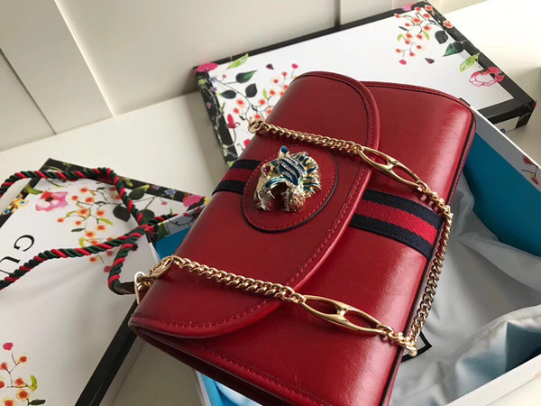 Gucci Rajah medium shoulder bag  Red