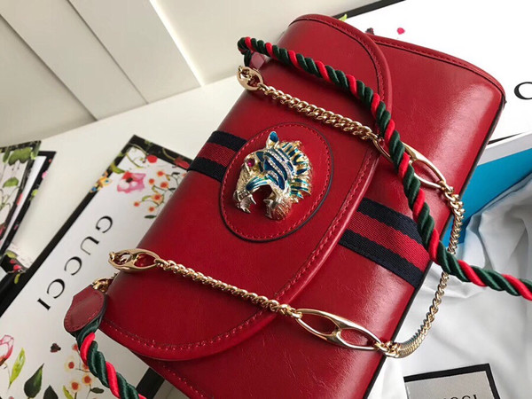 Gucci Rajah medium shoulder bag  Red