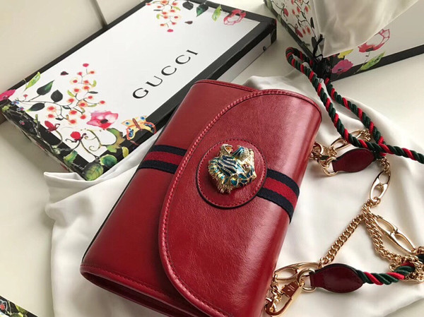 Gucci Rajah medium shoulder bag  Red