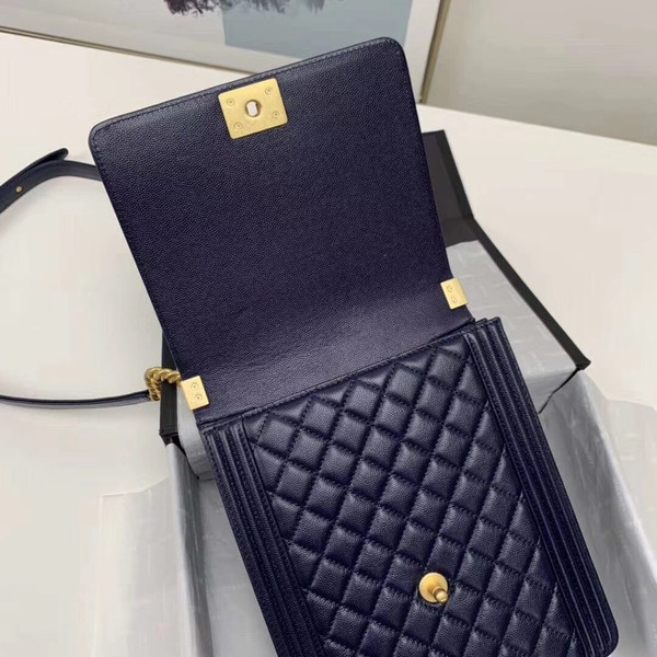 Chanel Large BOY CHANEL Handbag AS0132 Black