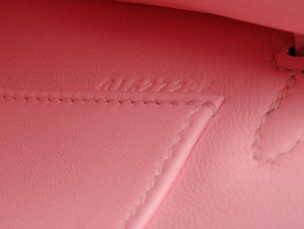 Hermes  P1 Sakura Pink Mini Kelly II 20 Epsom  Gold Hardware