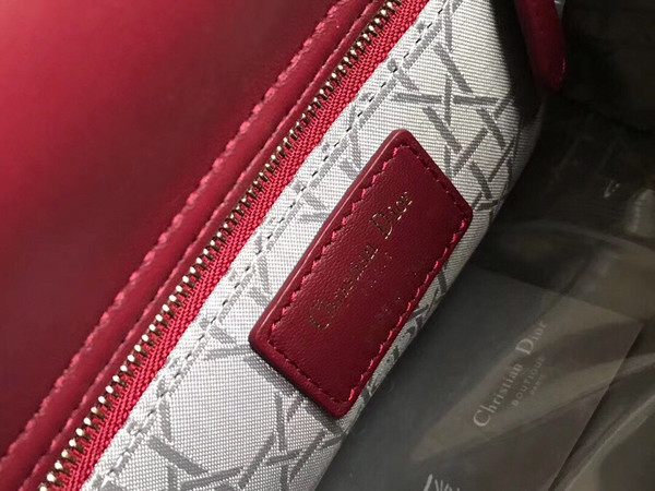 Christian Dior MY ABCDIOR LAMBSKIN BAG Bordeaux