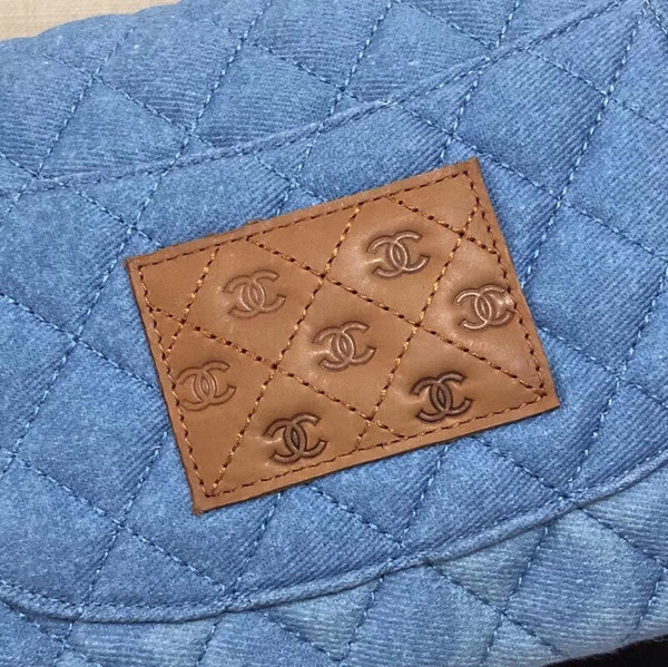 Chanel classic denim handbag