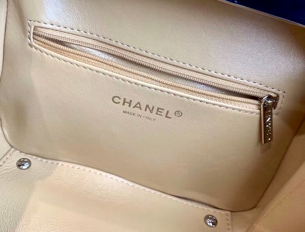 Chanel  Rattan Vanity Case White