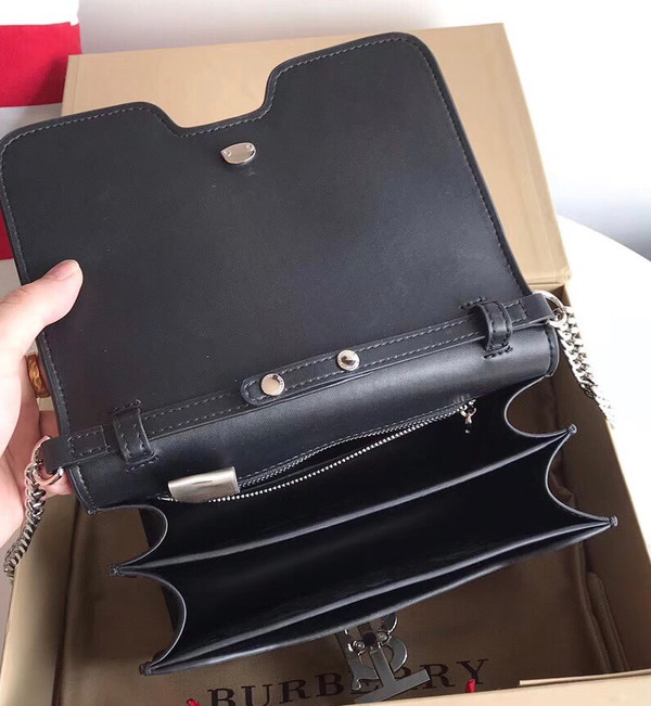 Burberry Small Montage Print Leather TB Bag (Bambi Bag)