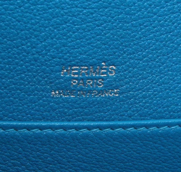 Hermes Limited Edition 3Z Bleu Saint Cyr Picnic Kelly 35 Wicker Palladium Hardware