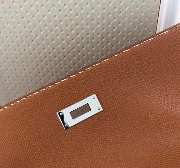 Hermes Kelly Depeche 38 Briefcase in CK37 Gold with Palladium Hardware