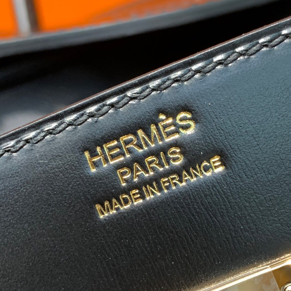 Hermes Black Sellier Birkin 30 Box Calf GHW