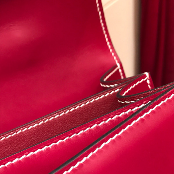 Hermes Kelly Depeche 38 Briefcase in Bordeaux Box Leather with Palladium Hardware