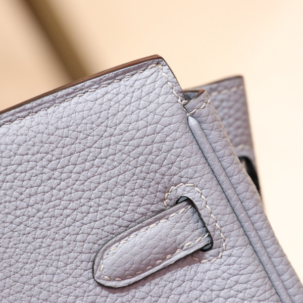 Hermes J7 Blue Lin Birkin 25cm Togo Palladium Hardware