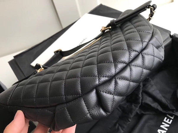 Chanel Matelasse Bum-Bag Waist Porch Black bag