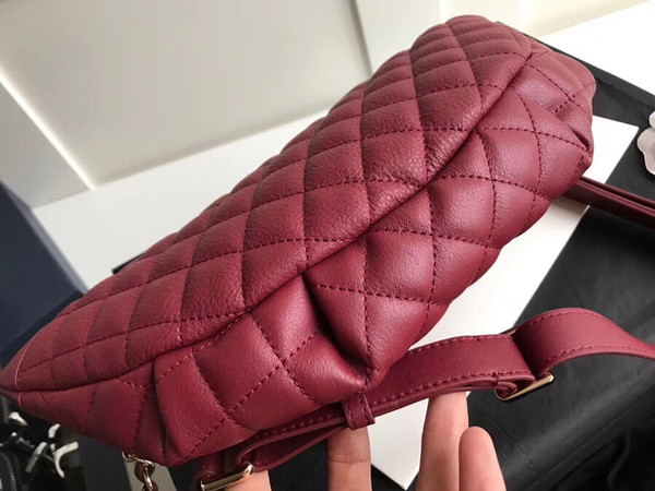 Chanel Matelasse Bum-Bag Waist Porch Red  bag