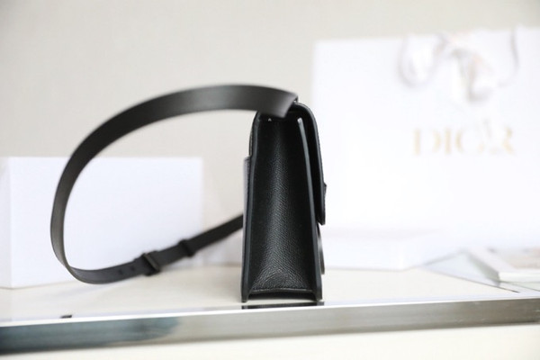 Christian Dior 30 MONTAIGNE CALFSKIN BAG BLACK 2024