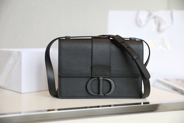 Christian Dior 30 MONTAIGNE CALFSKIN BAG BLACK 2024