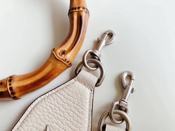 GUCCI Mini Dionysus Leather Top Handle Satchel Ivory