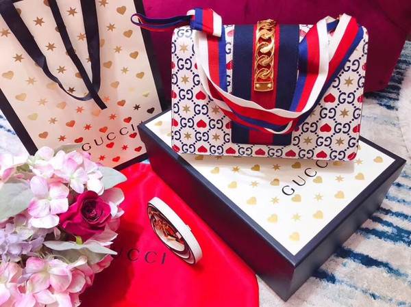 Gucci Limited Edition Chinese Valentine's Day Sylvie small shoulder bag