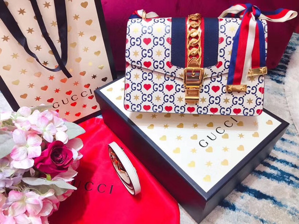 Gucci Limited Edition Chinese Valentine's Day Sylvie small shoulder bag