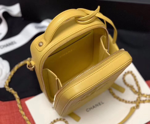 Chanel Vanity Case AS0988 Yellow